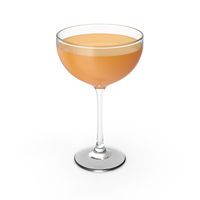 Orange Cocktail Glass PNG & PSD Images