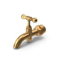 Golden Faucet PNG & PSD Images