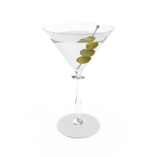 Martini Glass With Olives PNG & PSD Images