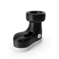 Black And White Cartoon Boots PNG & PSD Images