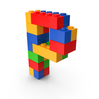 Toy Bricks Letter P PNG & PSD Images