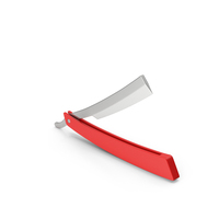 Red Straight Razor PNG & PSD Images