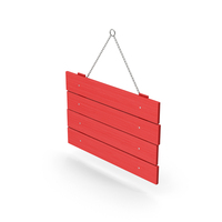 Red Hanging Signboard PNG & PSD Images