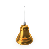 Christmas Golden Bell PNG & PSD Images