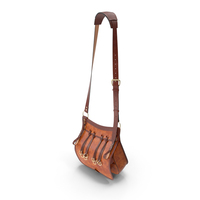Leather Hunting Brown Handmade Bag PNG & PSD Images