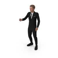 Man in Classic Suit Talking PNG & PSD Images