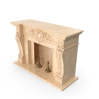 Baroque Fireplace PNG & PSD Images