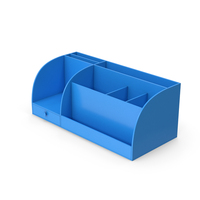 Office Desk Organizer Blue PNG & PSD Images