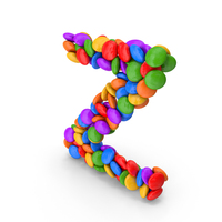 Candy Letter Z PNG & PSD Images