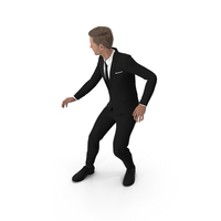 Man in Classic Suit Sneaking PNG & PSD Images