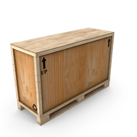 Cargo Wooden Crate PNG & PSD Images