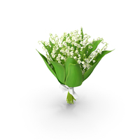 Lily of the Valley Bouquet Big PNG & PSD Images