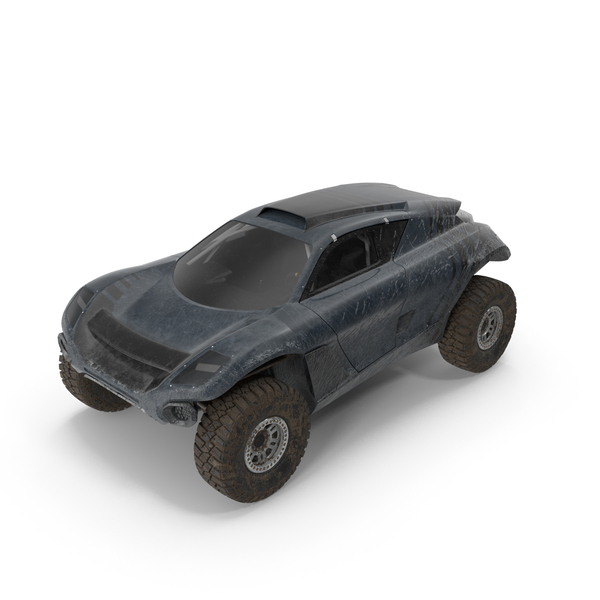 Off Road Racing Electric SUV Dirty PNG & PSD Images