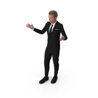 Man in Classic Suit Talking PNG & PSD Images