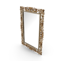 Carved antique mirror PNG & PSD Images