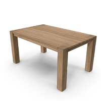 RECLAIMED RUSSIAN OAK PARSONS RECTANGULAR DINING TABLE PNG & PSD Images