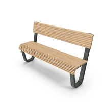 Simple Urban Bench PNG & PSD Images
