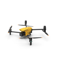 DJI Drone Matrice 30 Yellow PNG & PSD Images