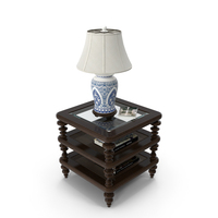 Tropic Lamp Table PNG & PSD Images