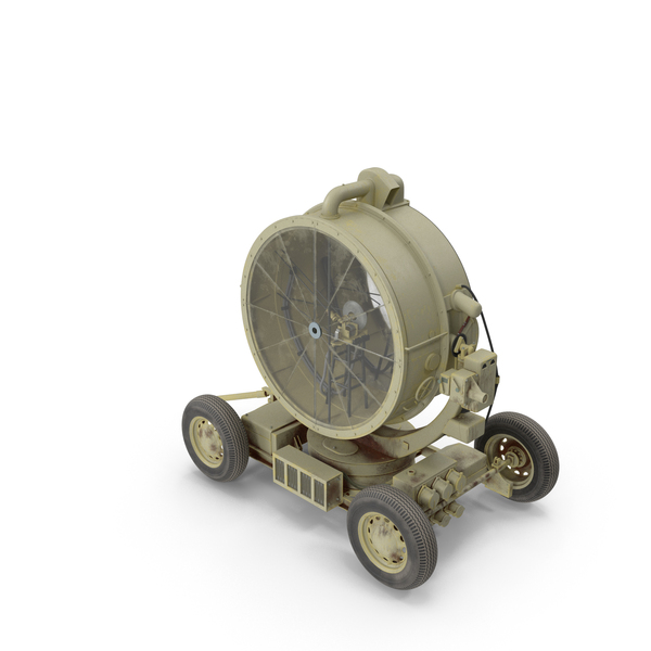 Old Military Search Light PNG & PSD Images