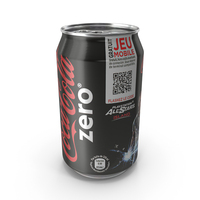 Coke Zero Beverage Can PNG & PSD Images