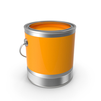 Orange Paint Can PNG & PSD Images