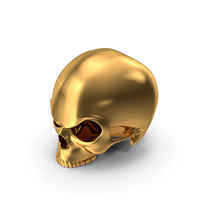 Gold Skull PNG & PSD Images