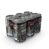 Six Beverage Can Zero PNG & PSD Images