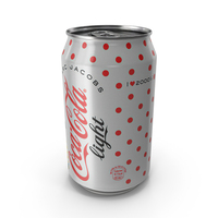Coca Cola Light Beverage Can PNG & PSD Images