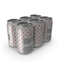 Six Coca Cola Light Beverage Cans PNG & PSD Images