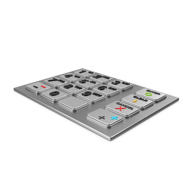 ATM Numeric Keypad PNG & PSD Images