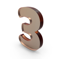 Number 3 PNG & PSD Images
