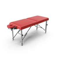 Massage Bench Red PNG & PSD Images
