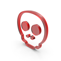 HALLOWEEN SKULL LOGO GLASS PNG & PSD Images