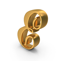 Gold Cursive Capital Letter E PNG & PSD Images
