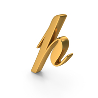 Gold Cursive Letter P PNG & PSD Images