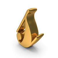 Gold Cursive Letter S PNG & PSD Images
