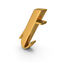 Gold Cursive Letter T PNG & PSD Images