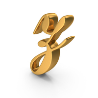 Gold Cursive Letter Y PNG & PSD Images