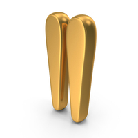 Gold Quotation Mark Symbol PNG & PSD Images