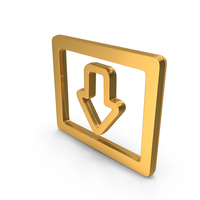 Download Arrow Gold PNG & PSD Images