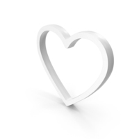 Heart White PNG & PSD Images