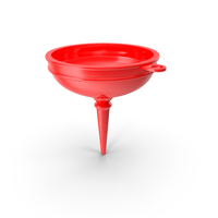 Red Plastic Funnel PNG & PSD Images