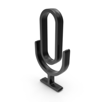 Mic Logo Black PNG & PSD Images