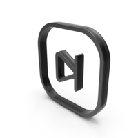 Black Next Track Play Symbol PNG & PSD Images
