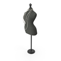 Mannequin with Pearls PNG & PSD Images