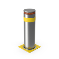 Retractable Road Safety Bollard PNG & PSD Images