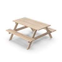 Wooden Picnic Table PNG & PSD Images