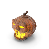 Pumpkin Pixel Halloween PNG & PSD Images
