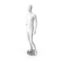 Modular White Clothing Mannequin PNG & PSD Images